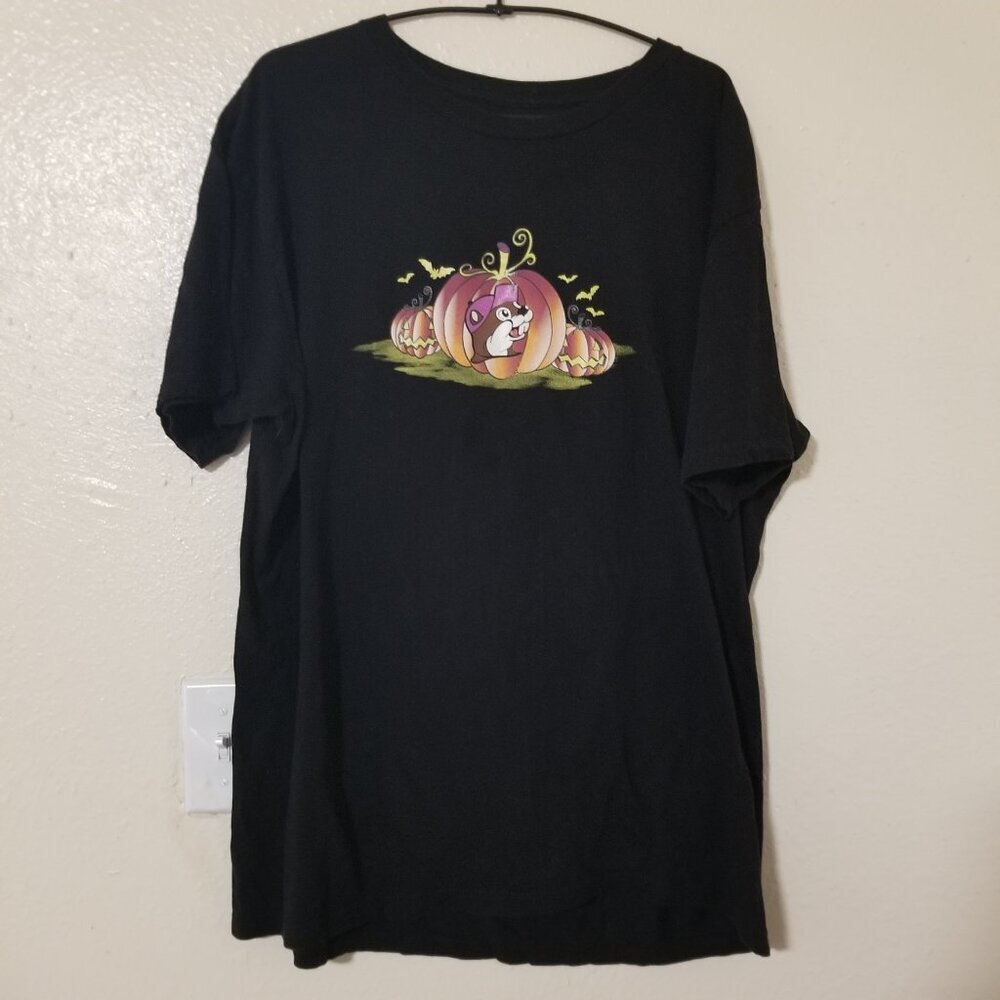 Buc-ee's Halloween Tshirt Unisex XLarge Black Pumpkin